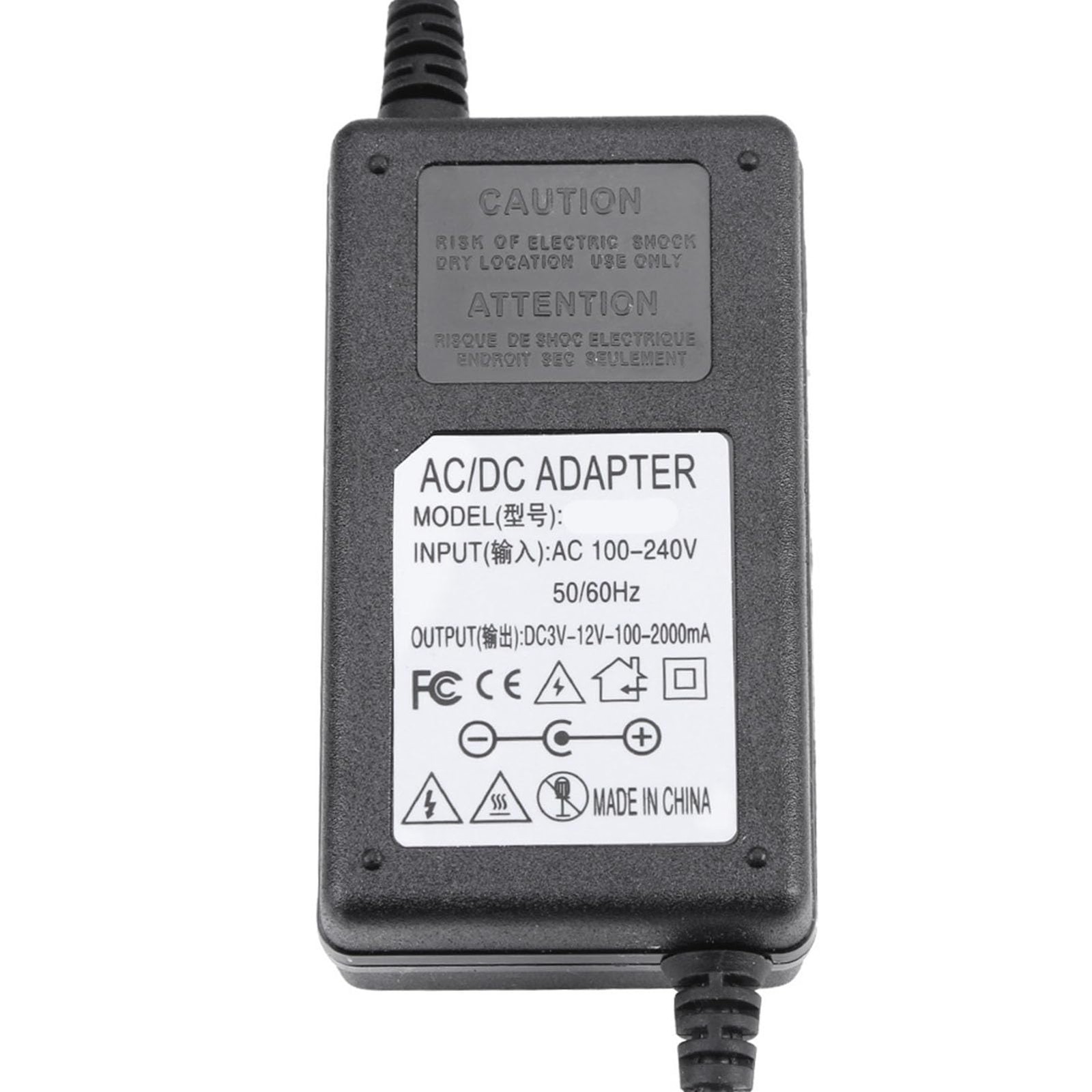 AC to DC Adapter 3-12V 2A Power Supply Motor Speed Controller Variable Speed