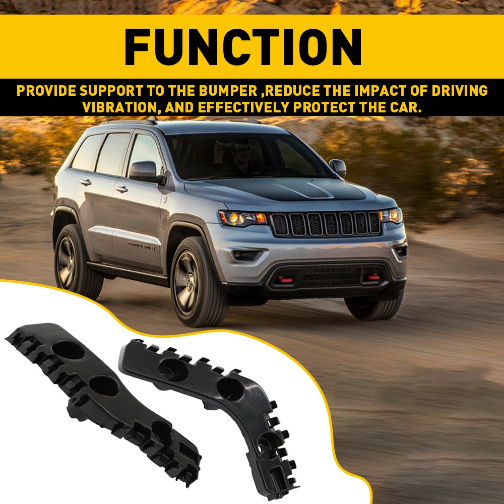 Left & Right Front Bumper Brackets for Jeep 2014-2021 Grand Cherokee EOA