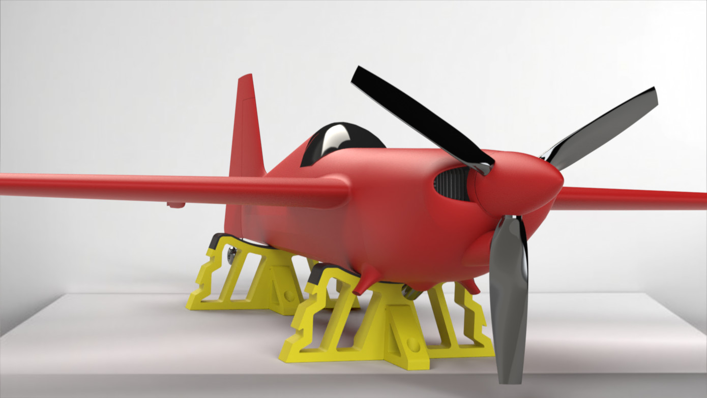 Maintenance & Transport Stand for RC Airplane Set of 2 - Free shipping USA only