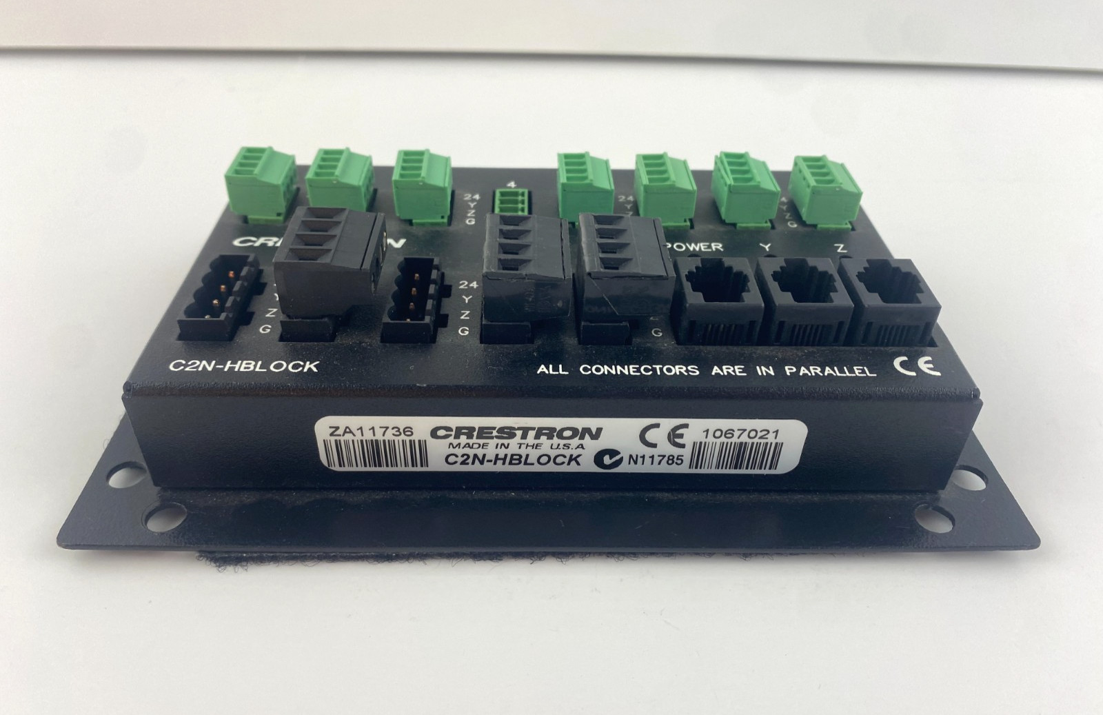 Crestron C2N-HBLOCK Multi-Type Cresnet Distribution Block, Great Condition