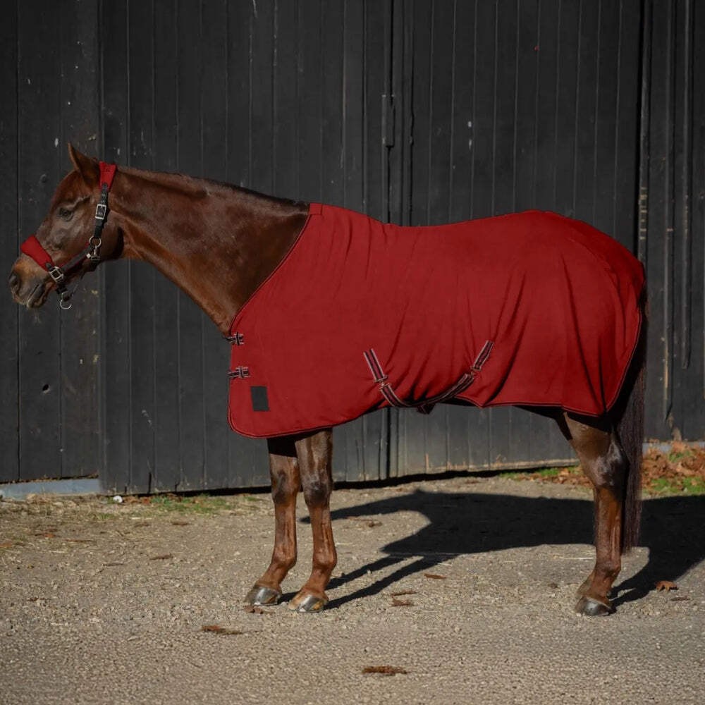 E24034-ERE/BL Equinavia Norse Fleece Cooler - Equestrian Red/Black NEW