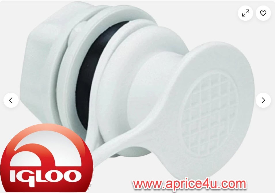 Igloo Authentic Triple Snap Drain Plug for Coolers 7/8" OD Hole Leak-Proof 24010