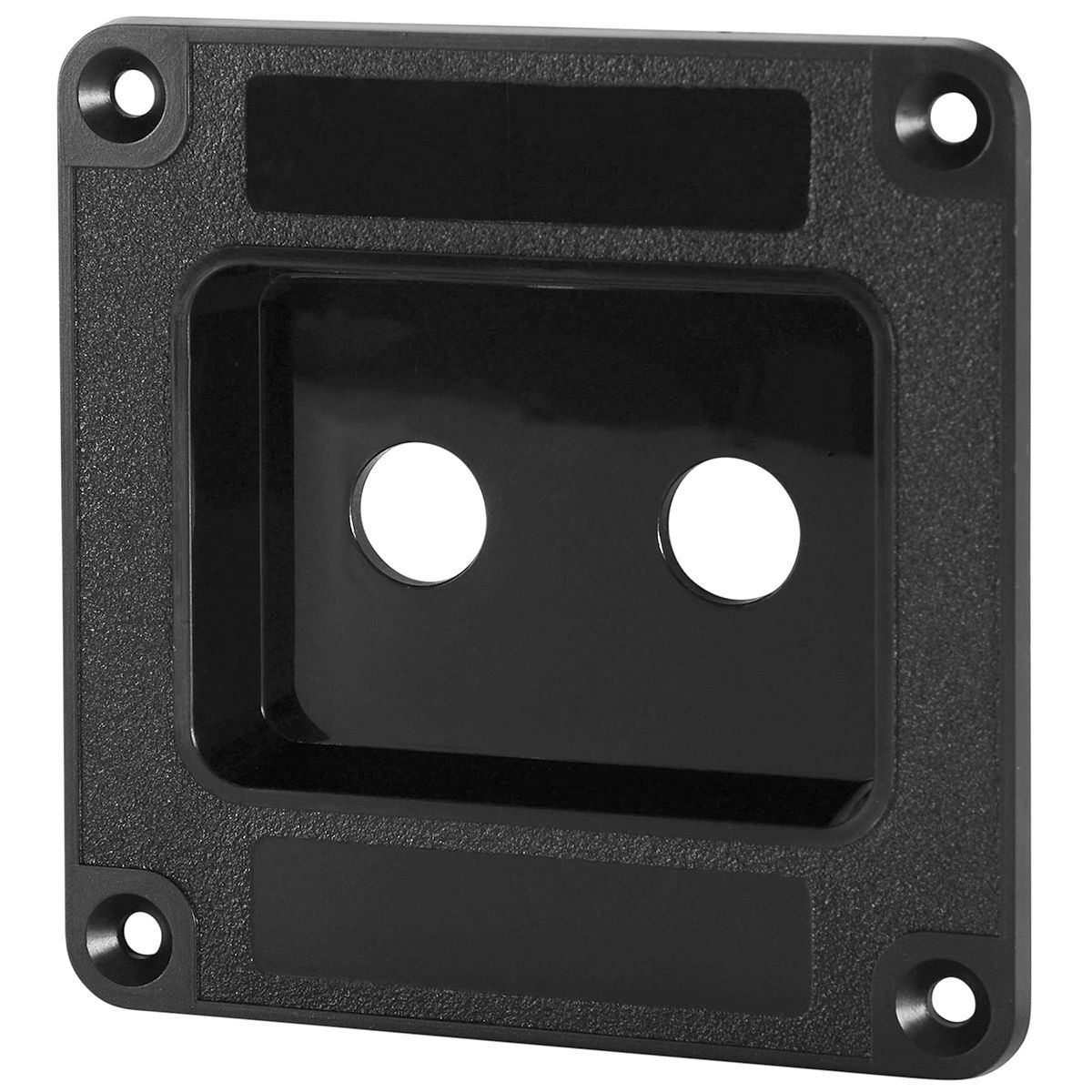 Penn-Elcom M1500 Speaker Cabinet Double 1/4" Jack Plate Black ABS