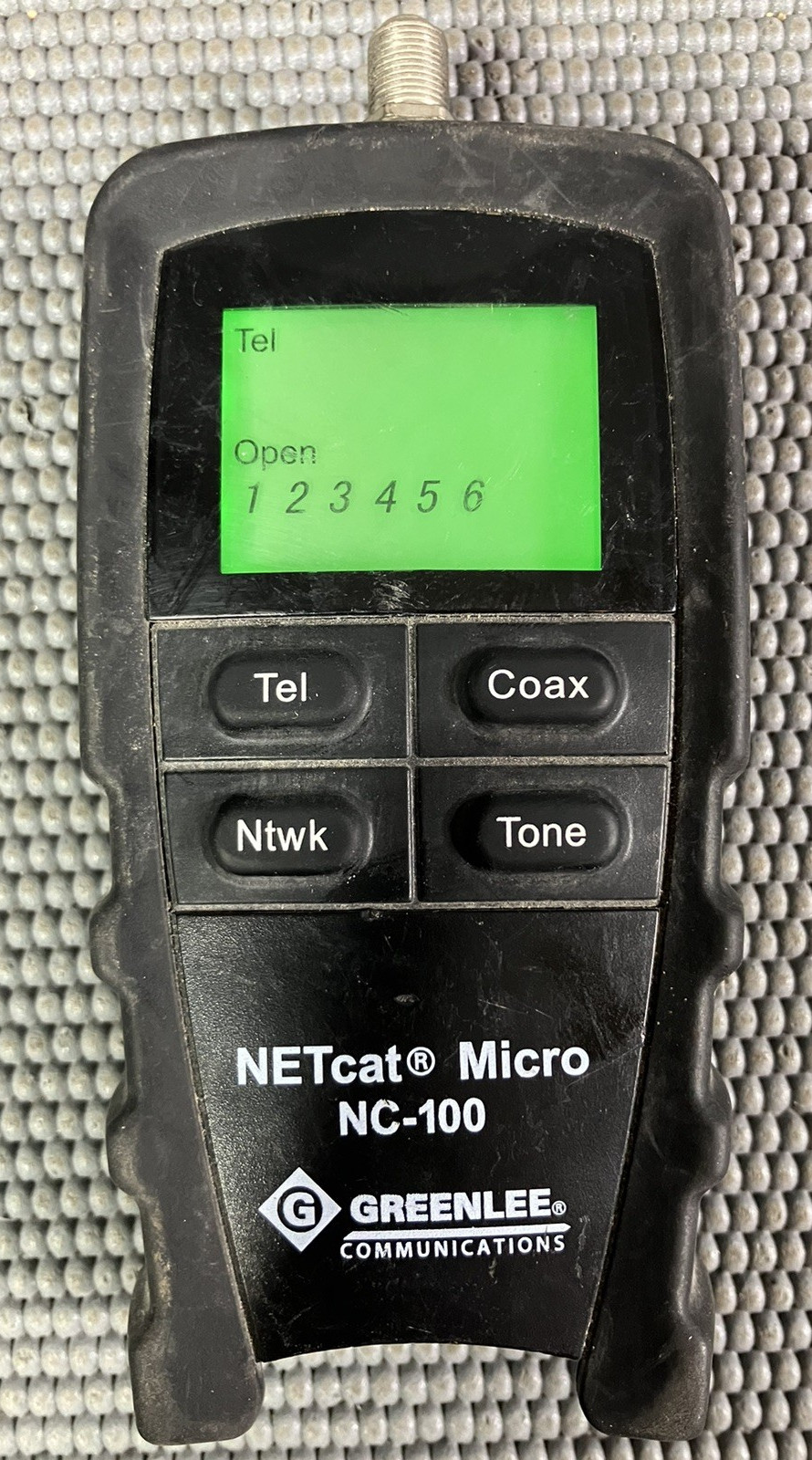 Greenlee NC-100 Netcat Micro Wiring Network Tester -Tested