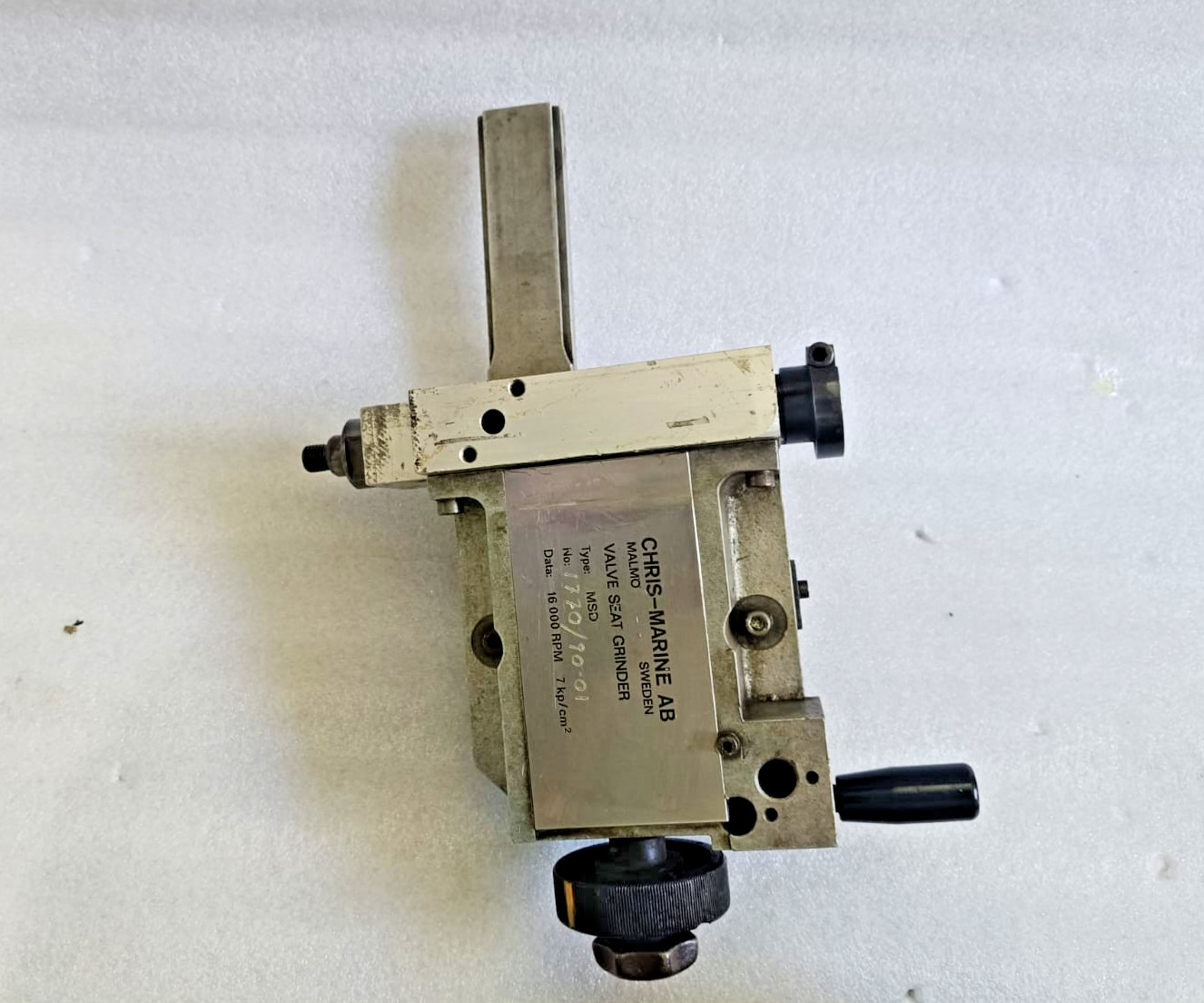 CHRIS MARINE MSD Engine Valve Seat Grinder Grinding Machine, Air Driven