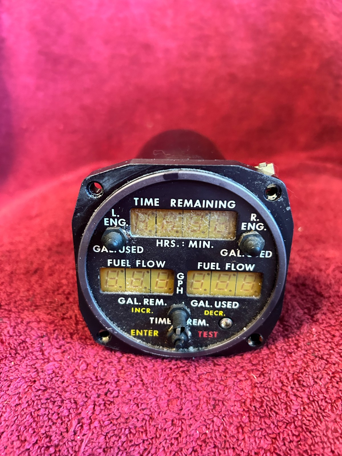 SHADIN 14/28VDC DIGITAL FUEL FLOW INDICATOR P/N 910514