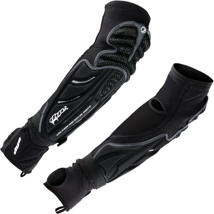 Dye Paintball Performance Elbow Pads - Black / Grey - XL
