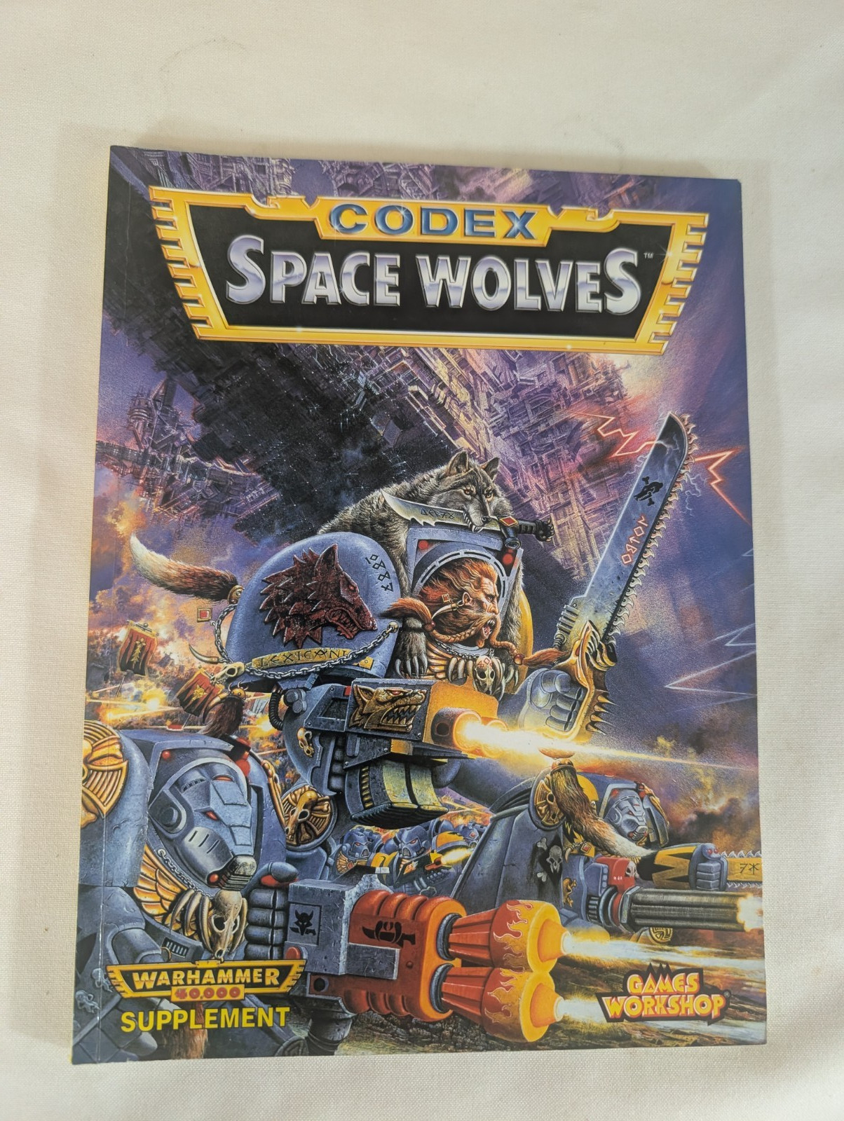 Warhammer 40k Space Wolves Codex Original 1994 Games Workshop EXC
