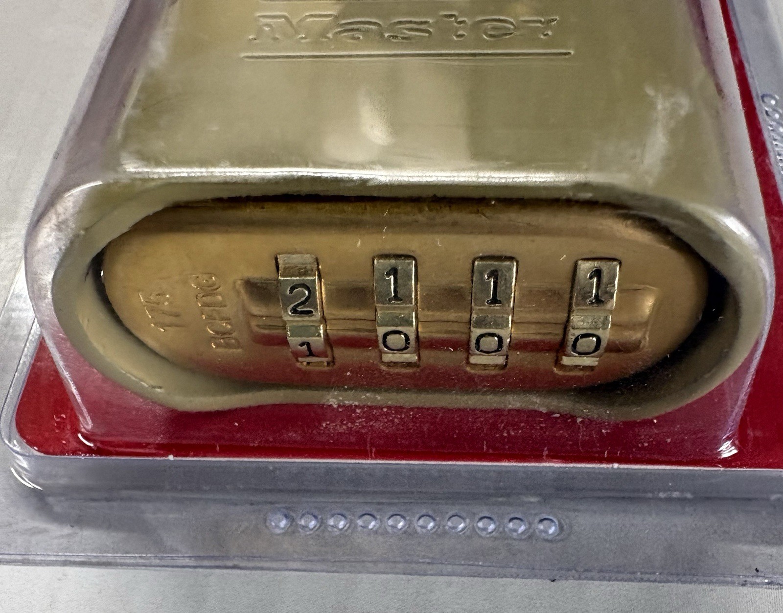 Master Lock 175D Combination Padlock