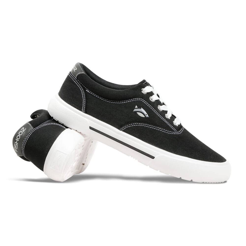 Fishooz Women's Sunbrella Lace Black/White Outdoor Shoes: NEW, Free Shipping