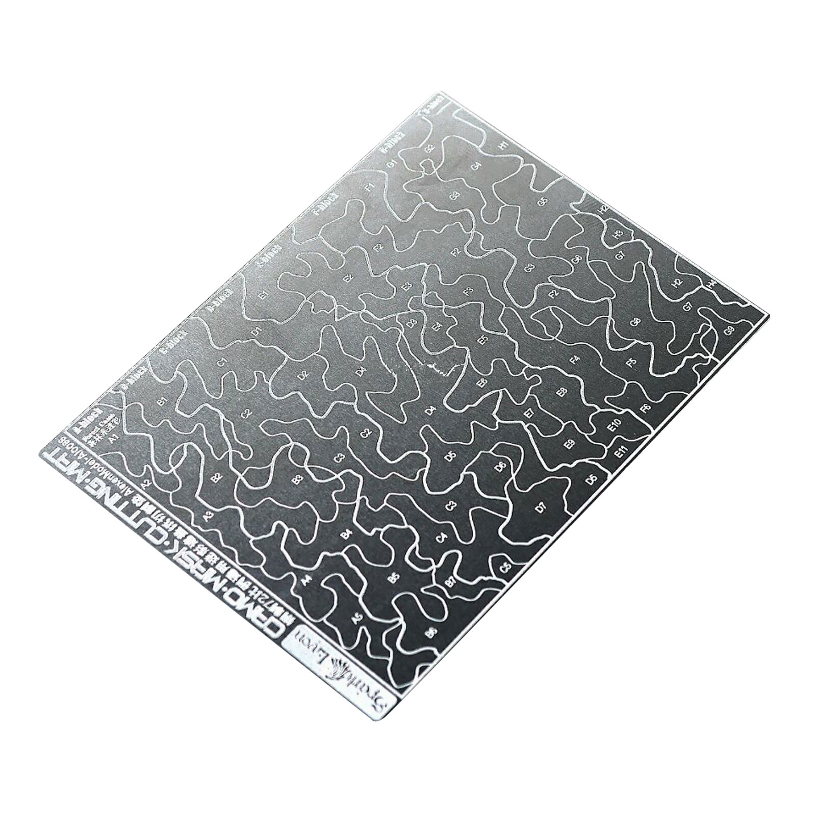 Stainless Steel Camouflage Mark Cut Mat for 1/35 1/72 Military Tank Models