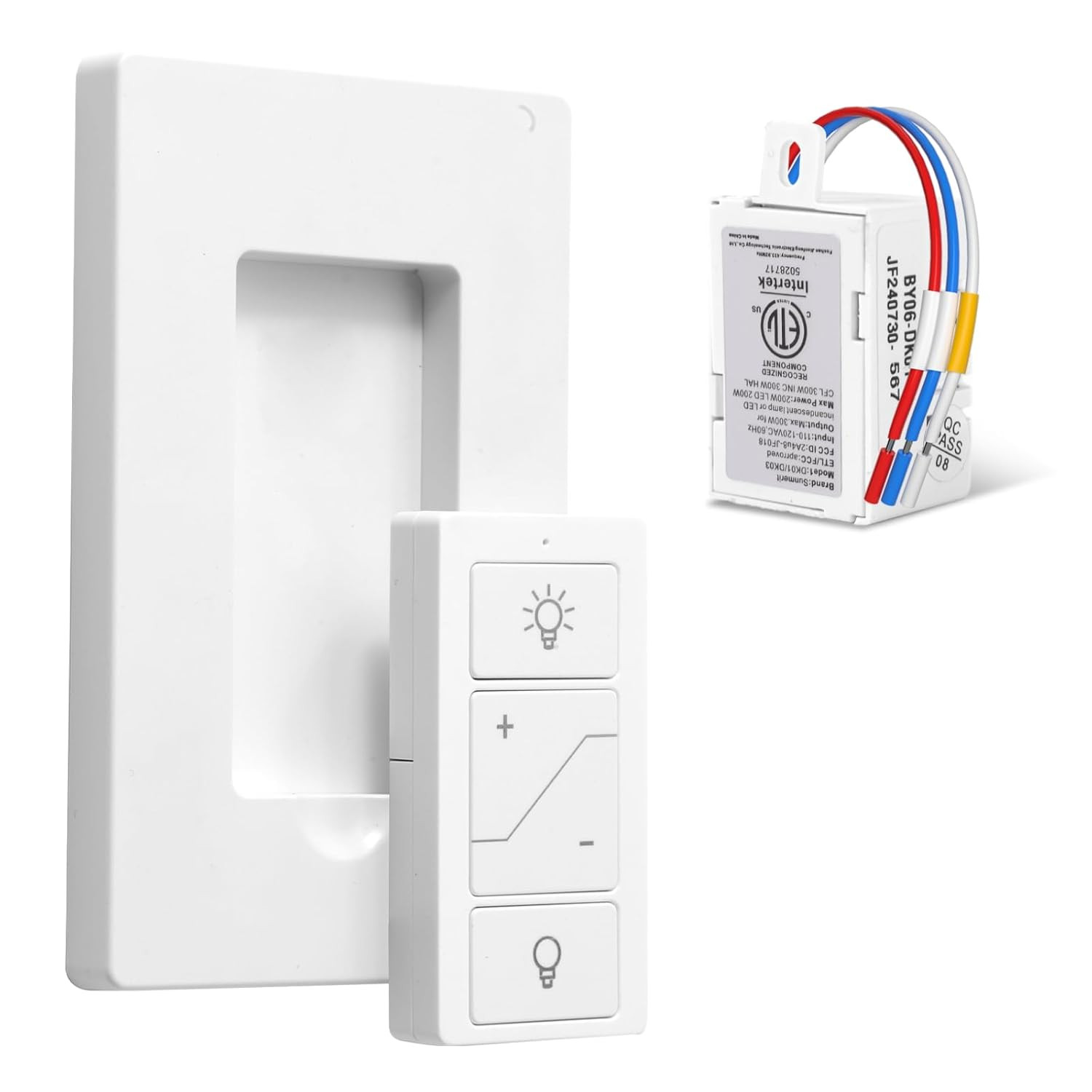 Wireless Dimmer Switch and Remote Control Kit Compatible with Alexa