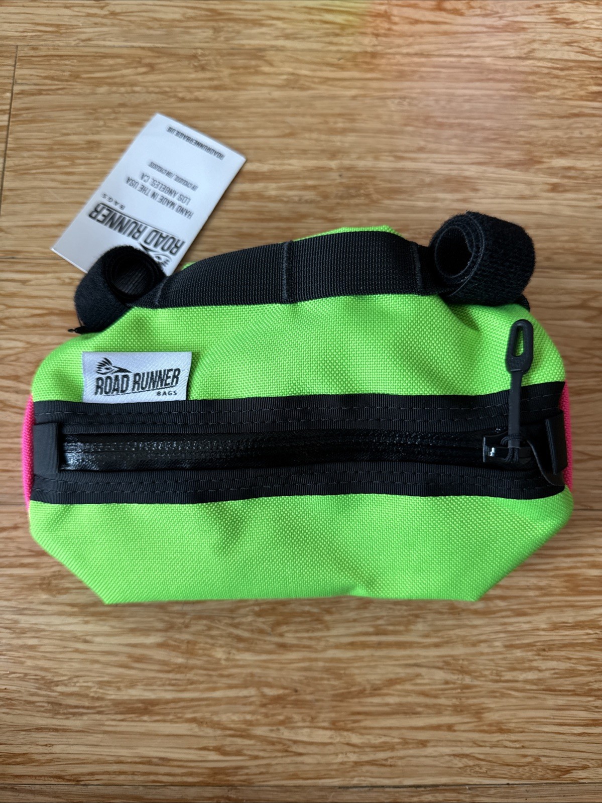 Trek Bike Cycling Road Runner Bag Burrito Handlebar Bag NWT - Watermelon