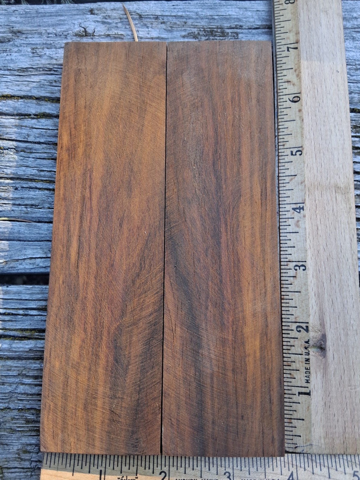 Cocobolo Knife Scales 5/16" X 1 7/8" X 7" #7
