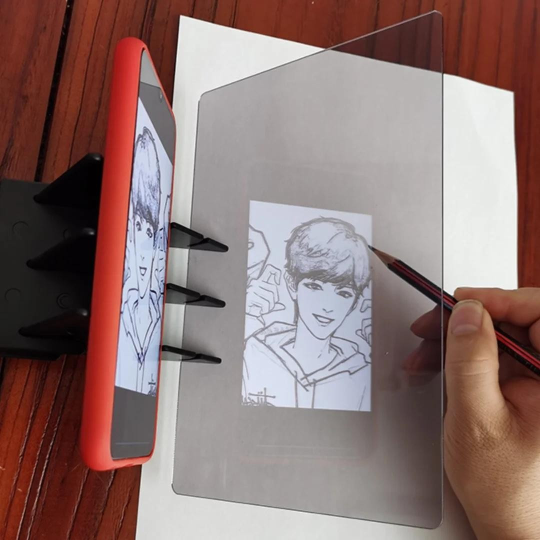 Optical Clear Drawing Board, Portable Optical Tracing Board Image Draw Board Tra