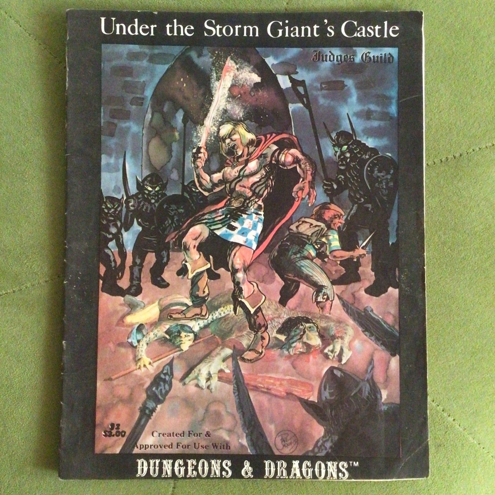 Dungeons and Dragons Under the Storm Giants Castle Judges Guild 1981