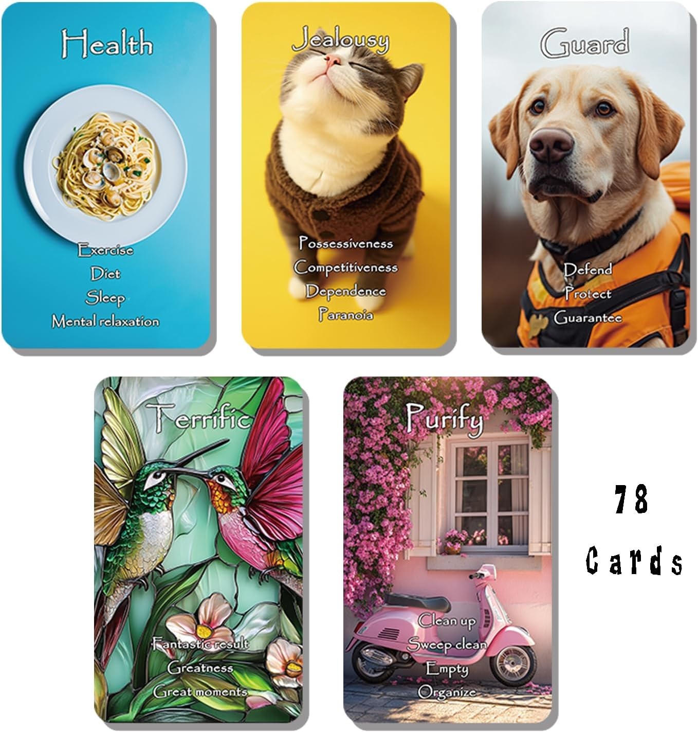 Intuition Oracle Cards Deck, A 78-Card Deck for Clarifying and Single Draws...