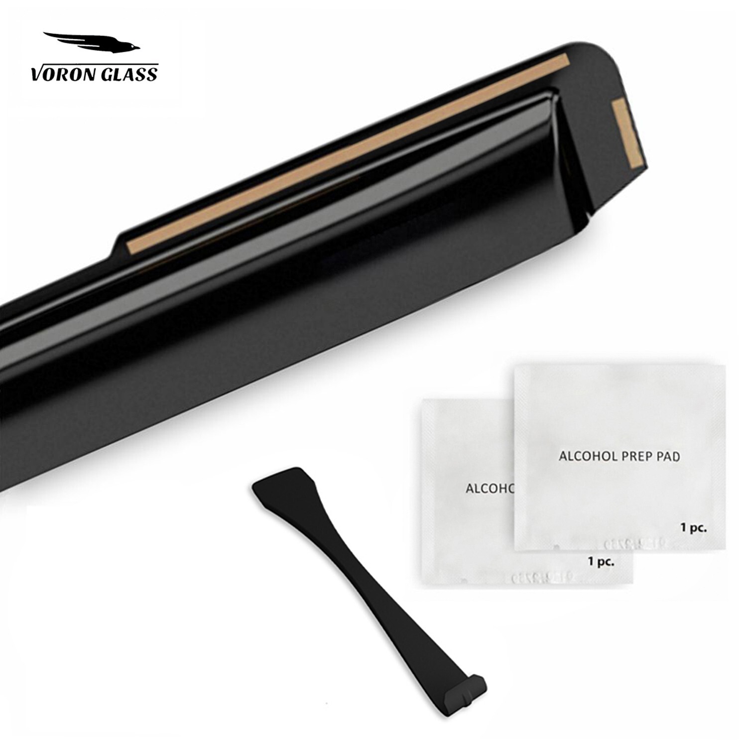 Sun Rain Visors Wind Rain Guards for 2007-2013 Chevy Silverado Regular Cab