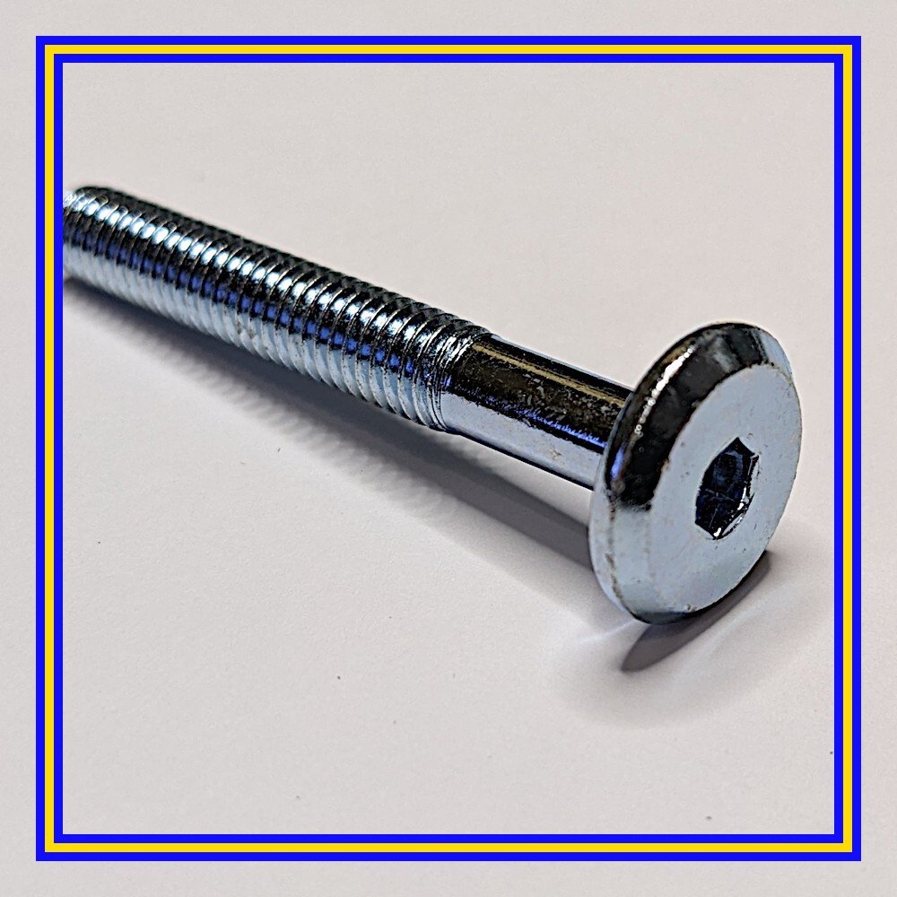 105111 X 4 IKEA Hex Head Bolt/ Screw (M6). 74mm in Length