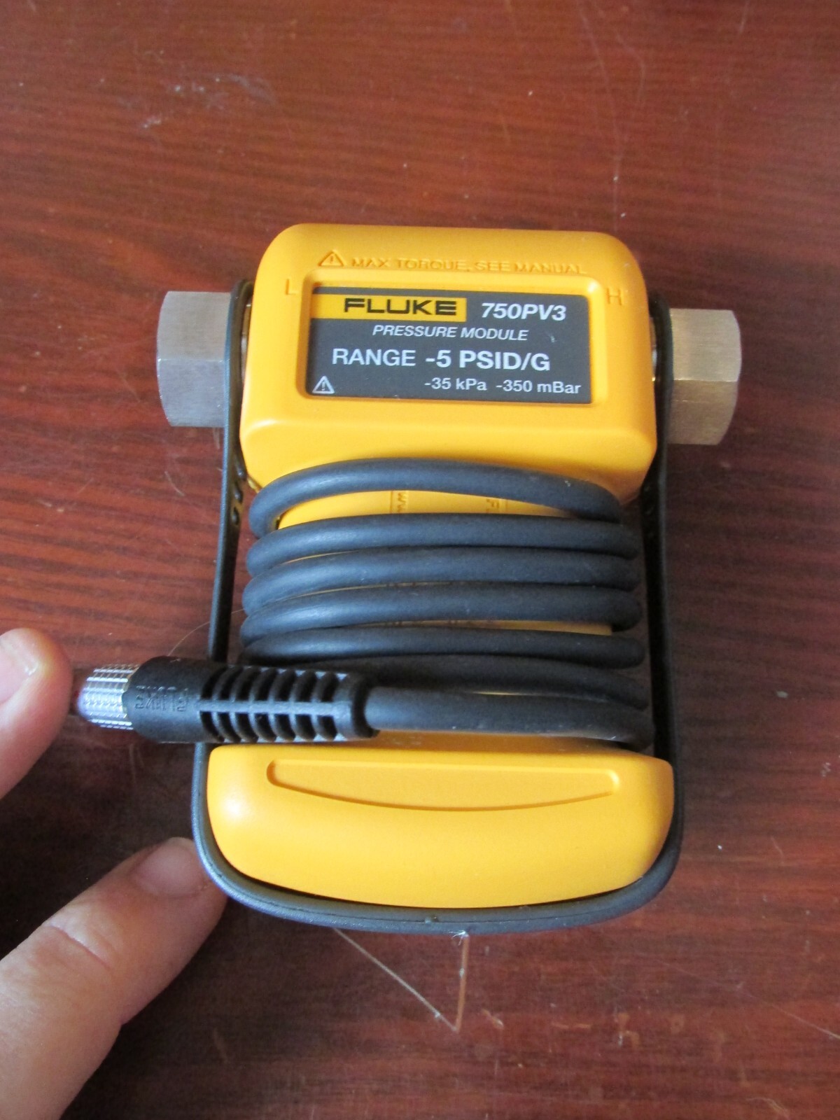 Fluke 750PV3 -5 PSID/G Pressure Module Vacuum Module **TESTED**