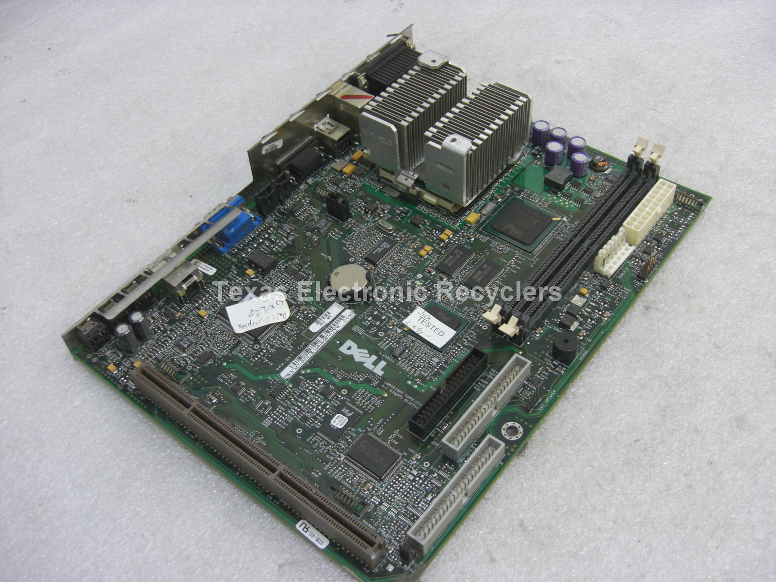 Dell 0002tr Motherboard w/ I/O Panel, & CPU