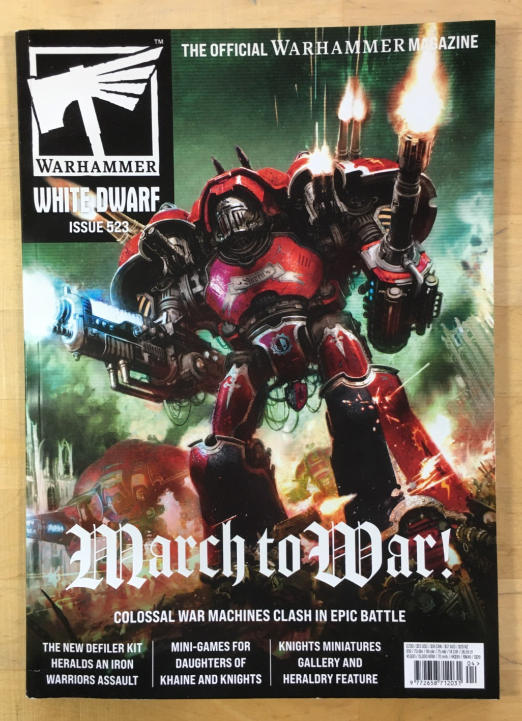 Warhammer White dwarf Issue #523 March 2026 - New - March to War!