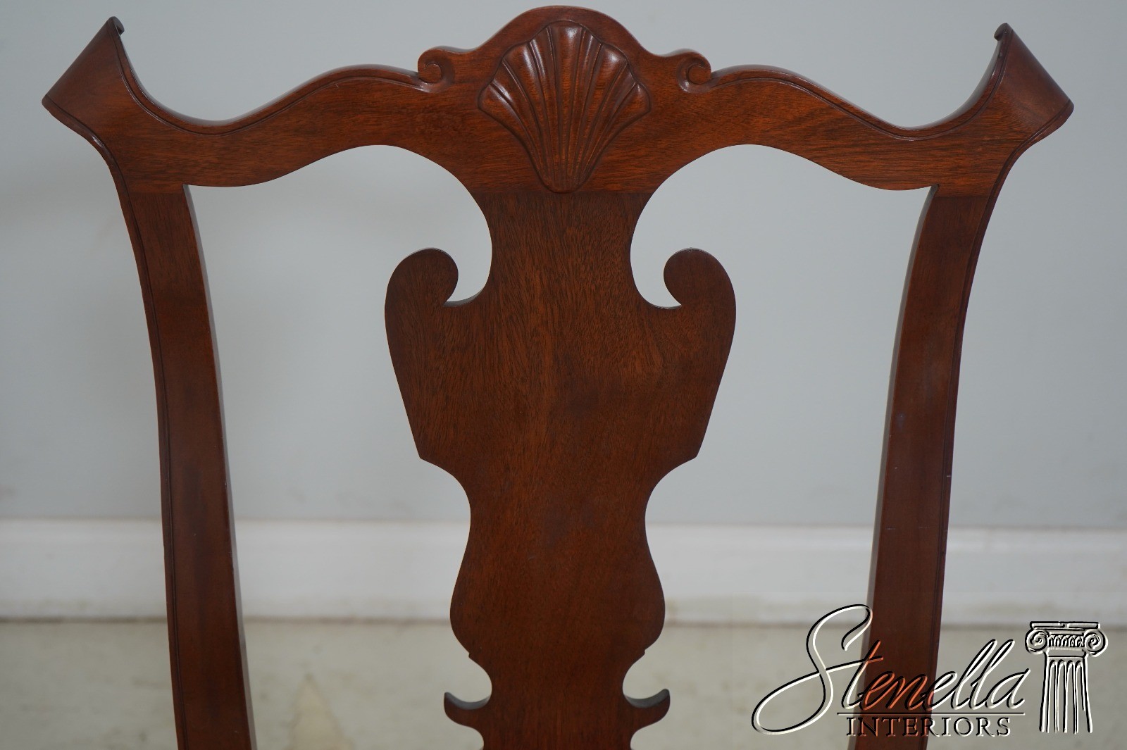 65223EC: Pair Bench Made Chippendale Mahogany Side Chairs