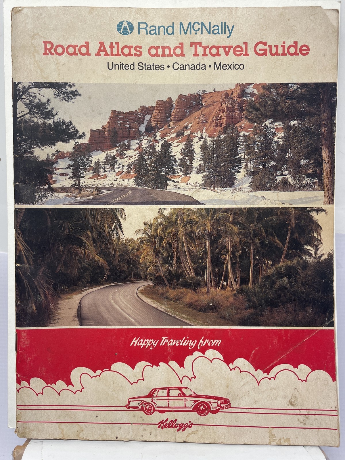 Rand McNally Road Atlas & Travel Guide USA Canada Mexico Kellogg's Map