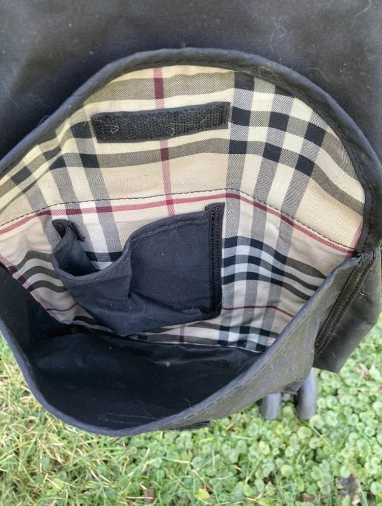 McLaren Burberry Stroller Umbrella RARE nova Check