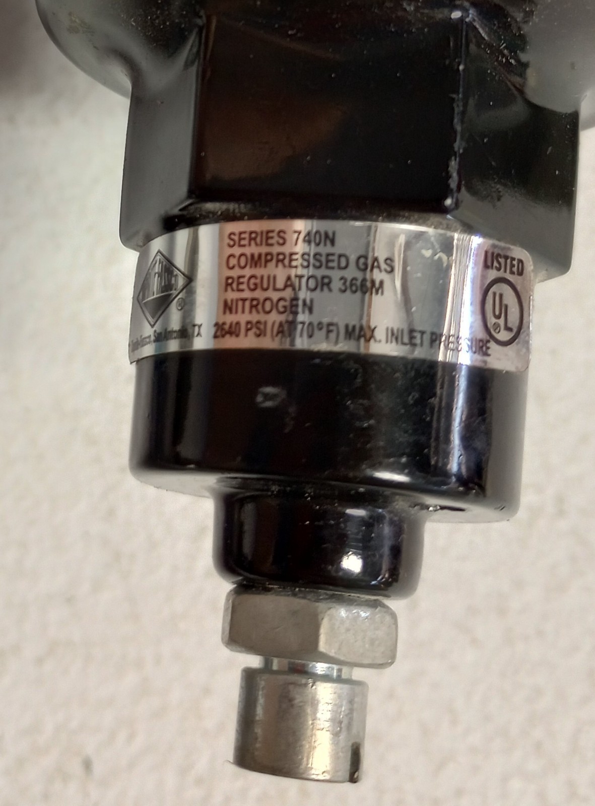 Taprite Series 740N Compressed Gas Regulator - Used
