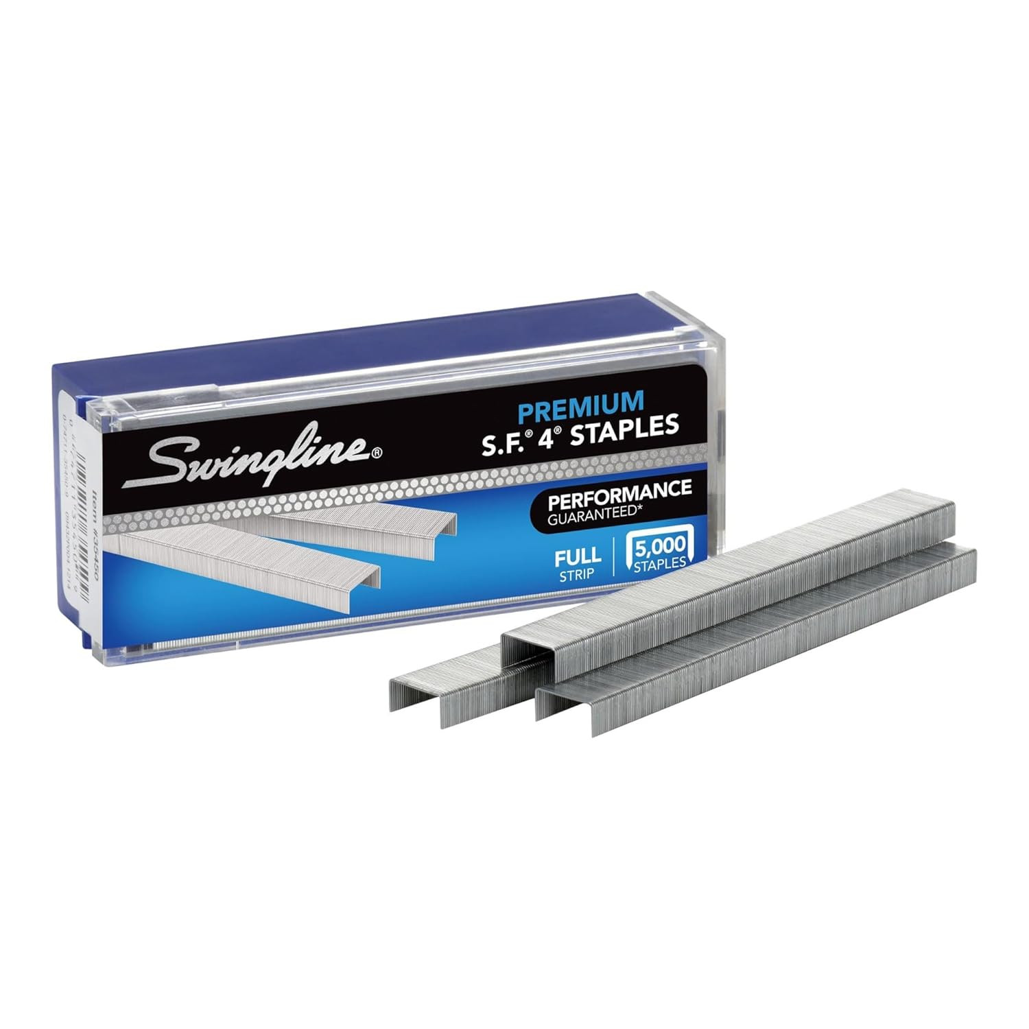 S.F. 4 Premium Staples for Desktop Staplers, 1/4" Length, 210/Strip, 5000/Box (3