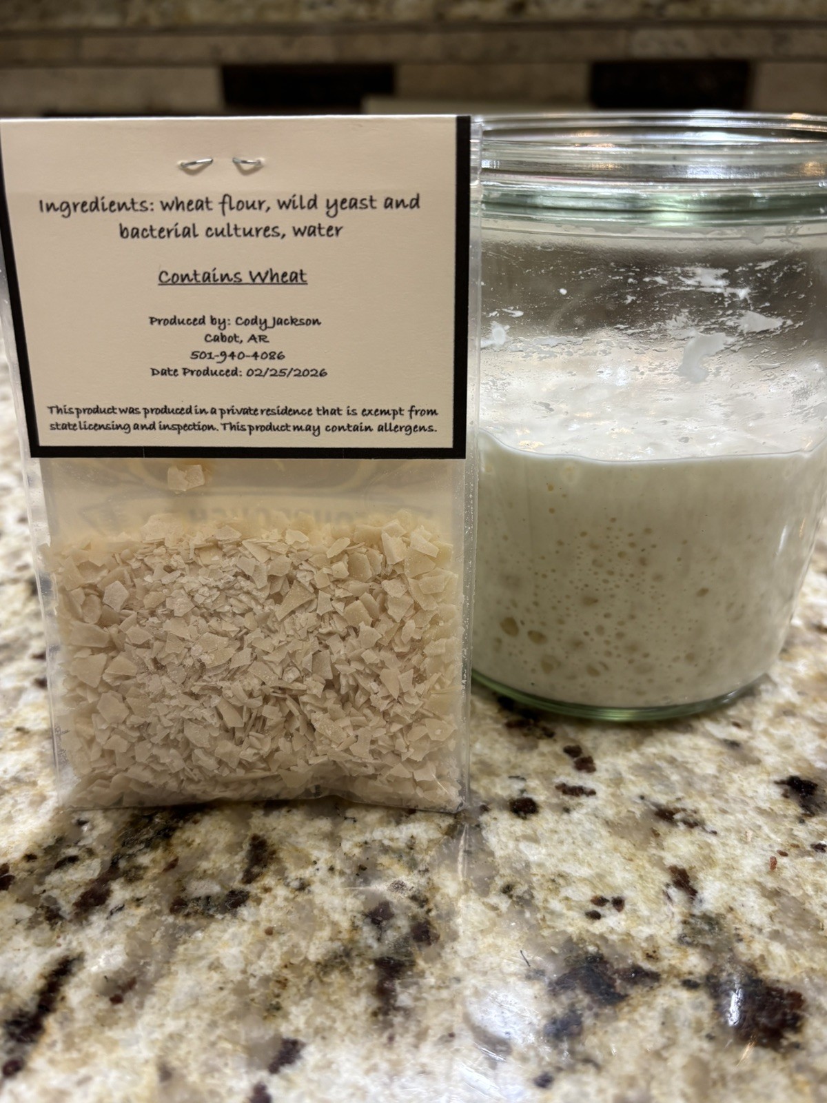 Active Dehydrated Sourdough Starter – Live Wild Yeast Culture for Bread Baking
