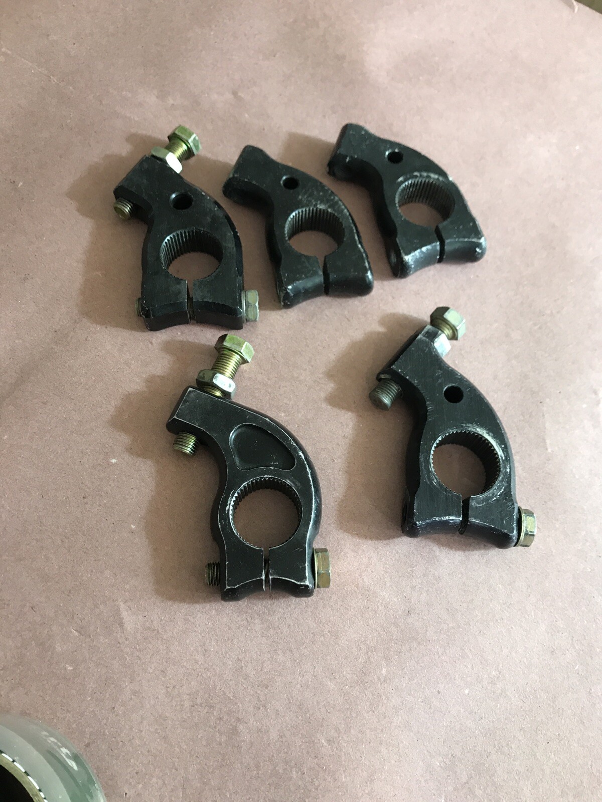 Sprint Car Split Front Torsion Bar Stop Lot of 5