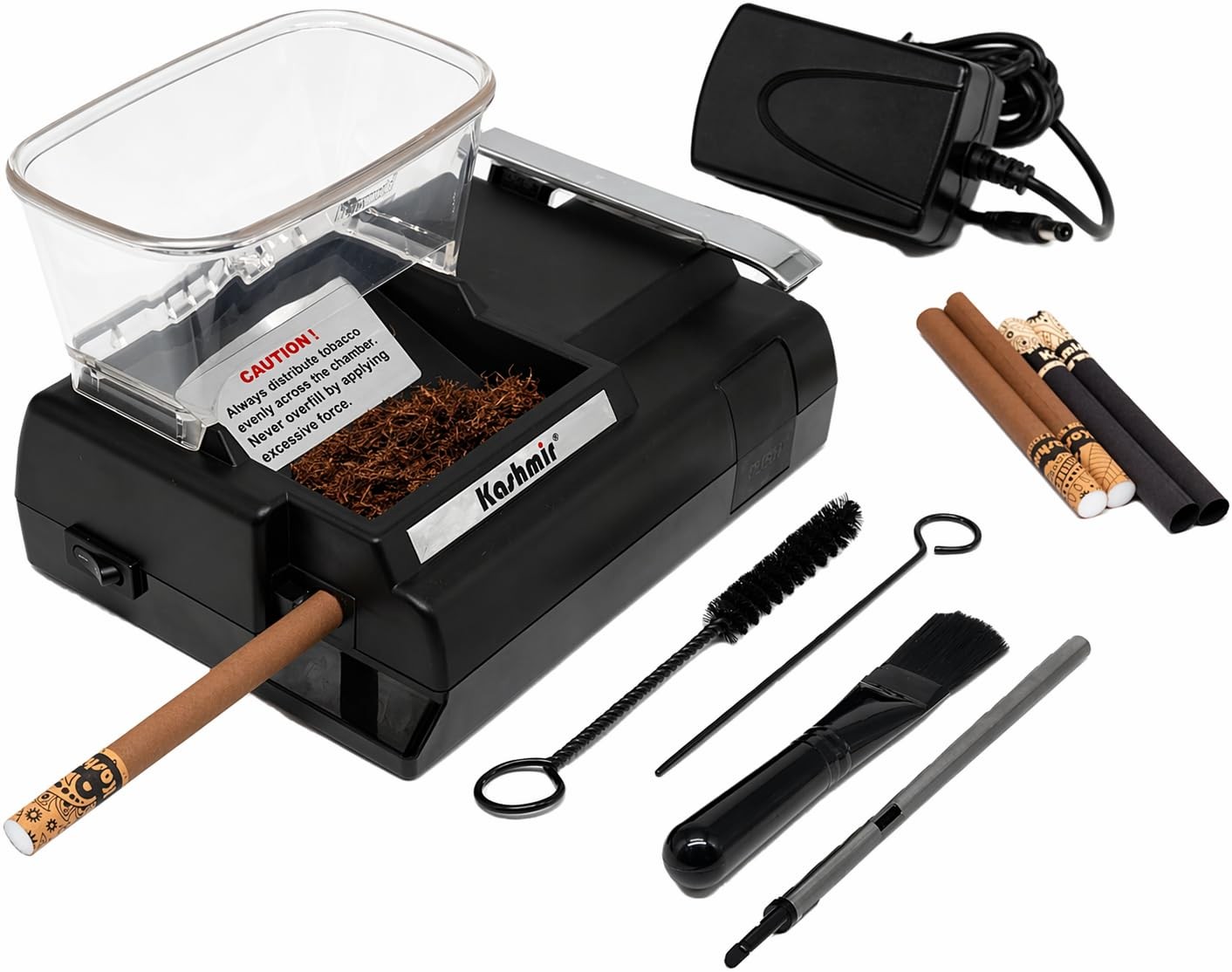 Kashmir Cigarette Injector Machine Electric – Compact & Portable Tobacco Roller
