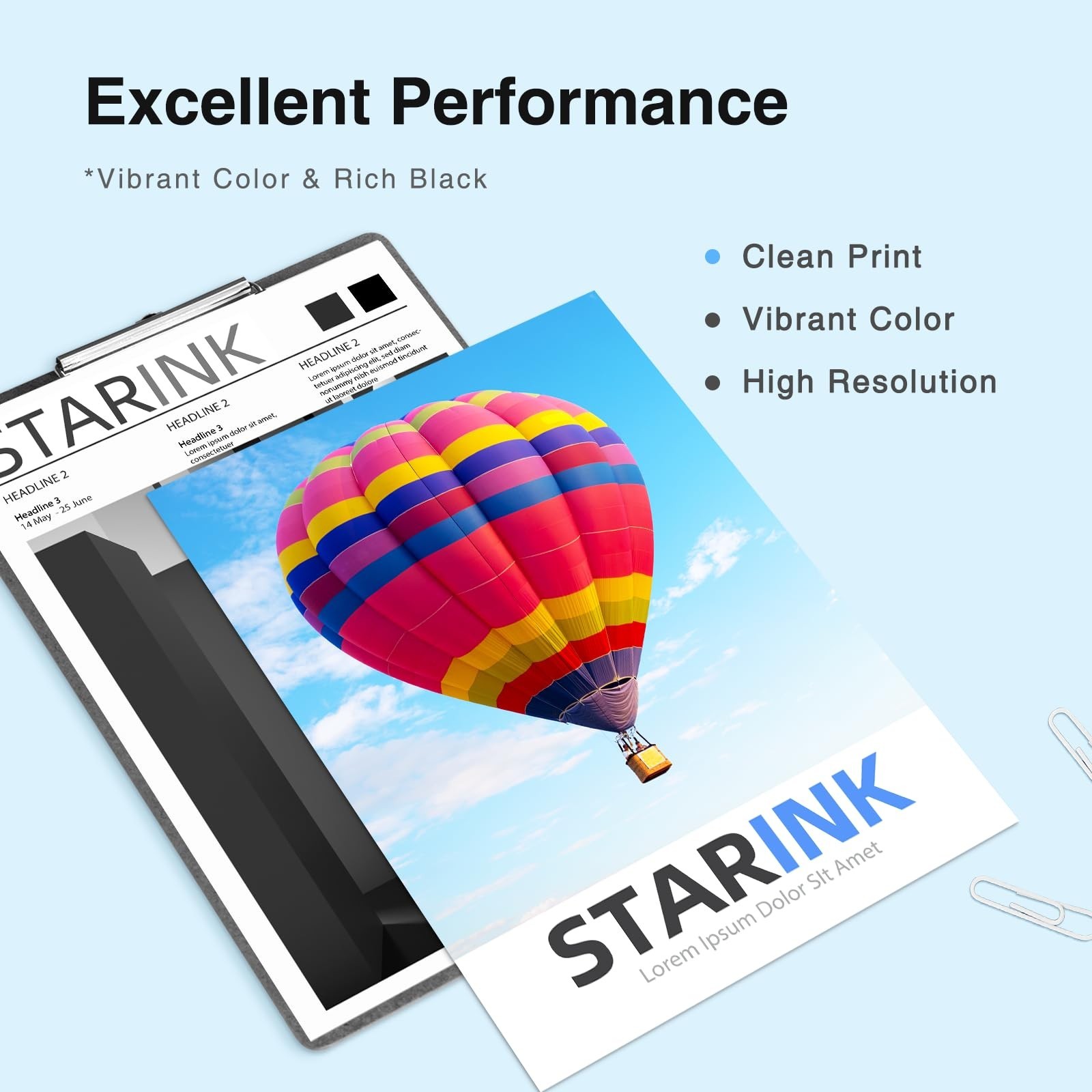 Starink Compatible T522 522 Black Ink Refill Bottles Replacement for 522 Blac...