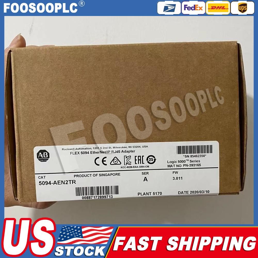 Factory Sealed Allen-Bradley 5094-AEN2TR Flex 5000 Dual Port Ethernet Module