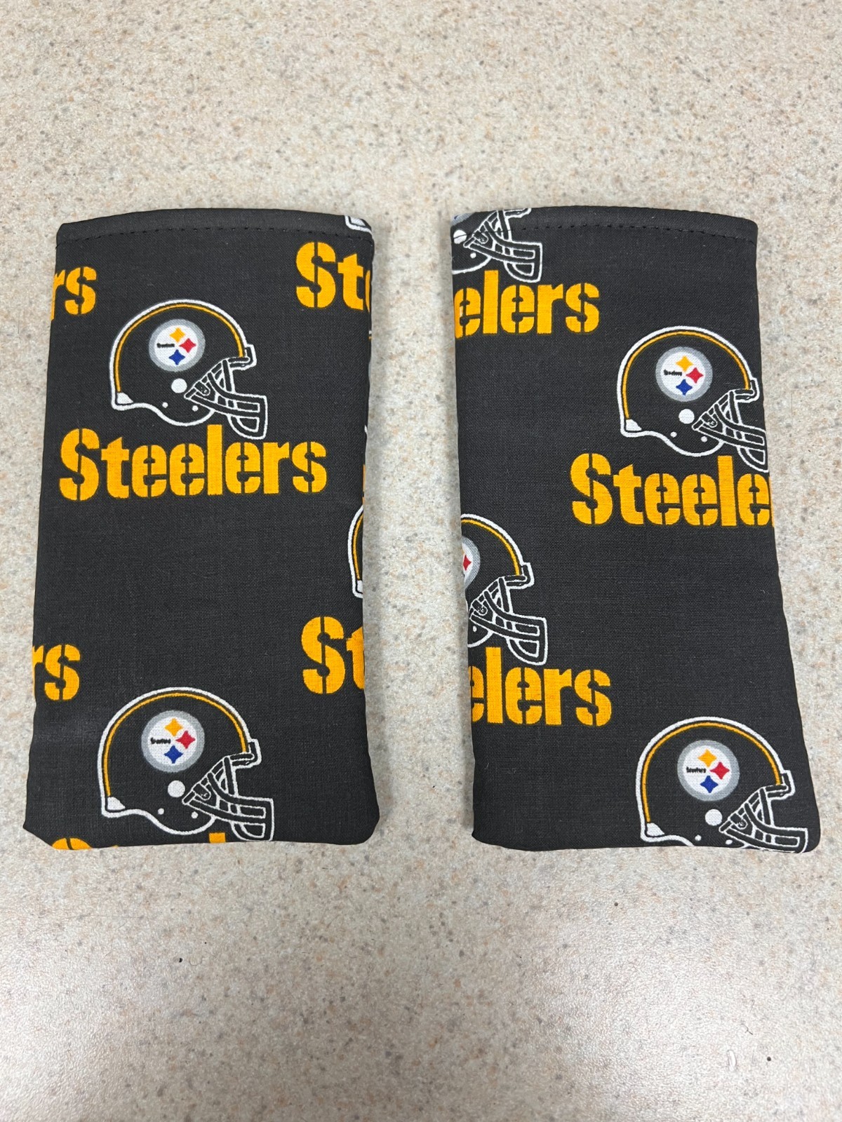 Sunglass / Eyeglass Soft Fabric Case - Classic Pittsburgh Steelers - Set of 2