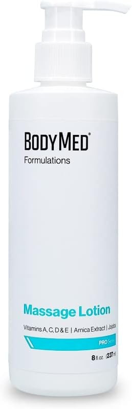 BodyMed Formulations Massage Lotion, 8 oz. – Fragrance-Free, All-Natural Lotio