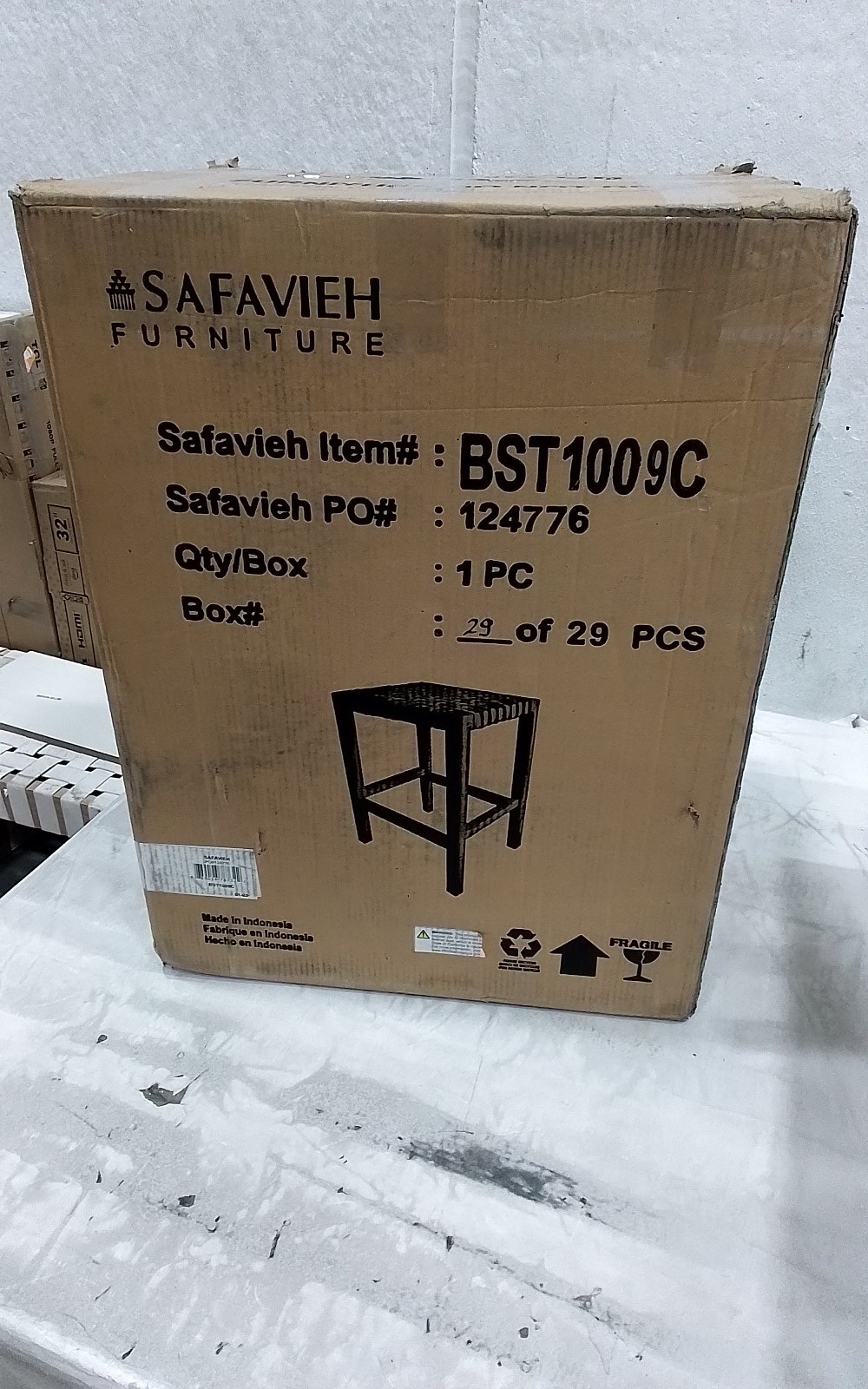 Safavieh CAPRI COUNTER STOOL, Reduced Price 2172767411 BST1009C