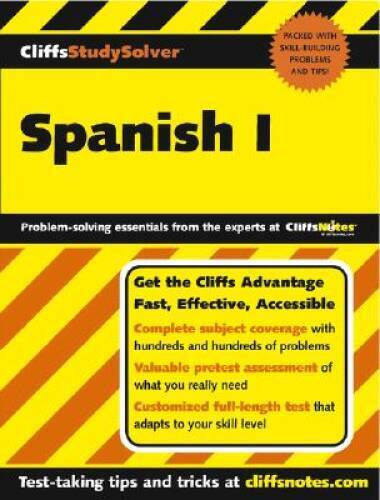 CliffsStudySolver Spanish I (Pt. I) - Paperback By Stein, Gail - GOOD