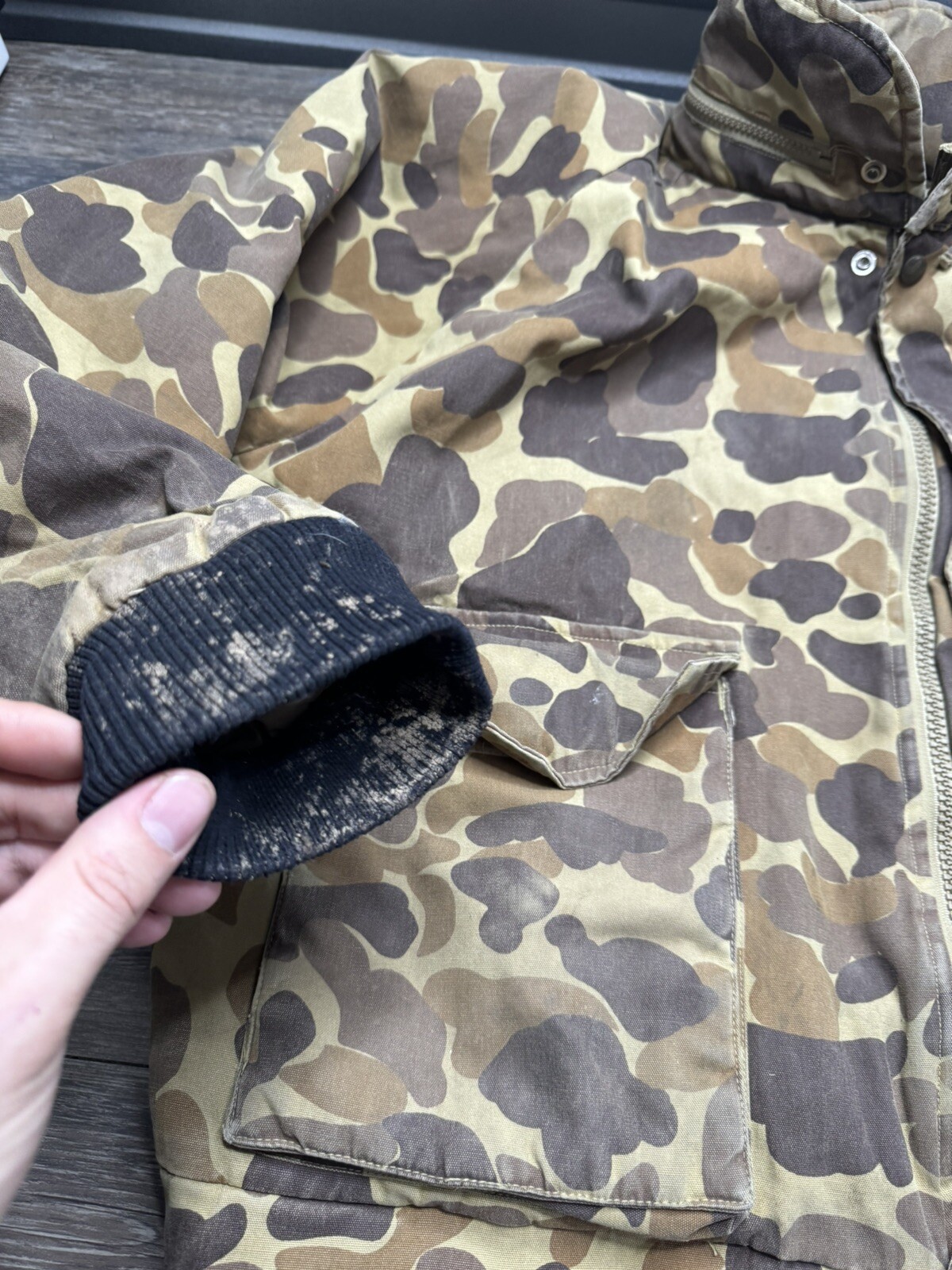 Vintage Field And Stream Jacket Duck Camo