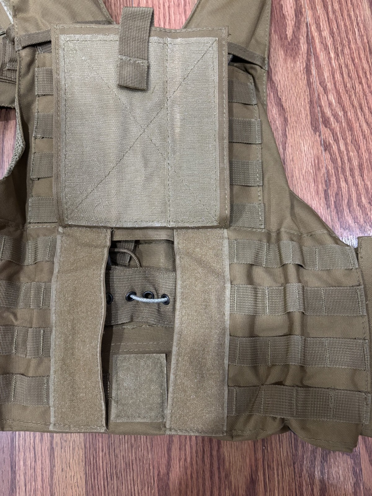 Tactical Vest brown Plate Carrier Rig- Adjustable.