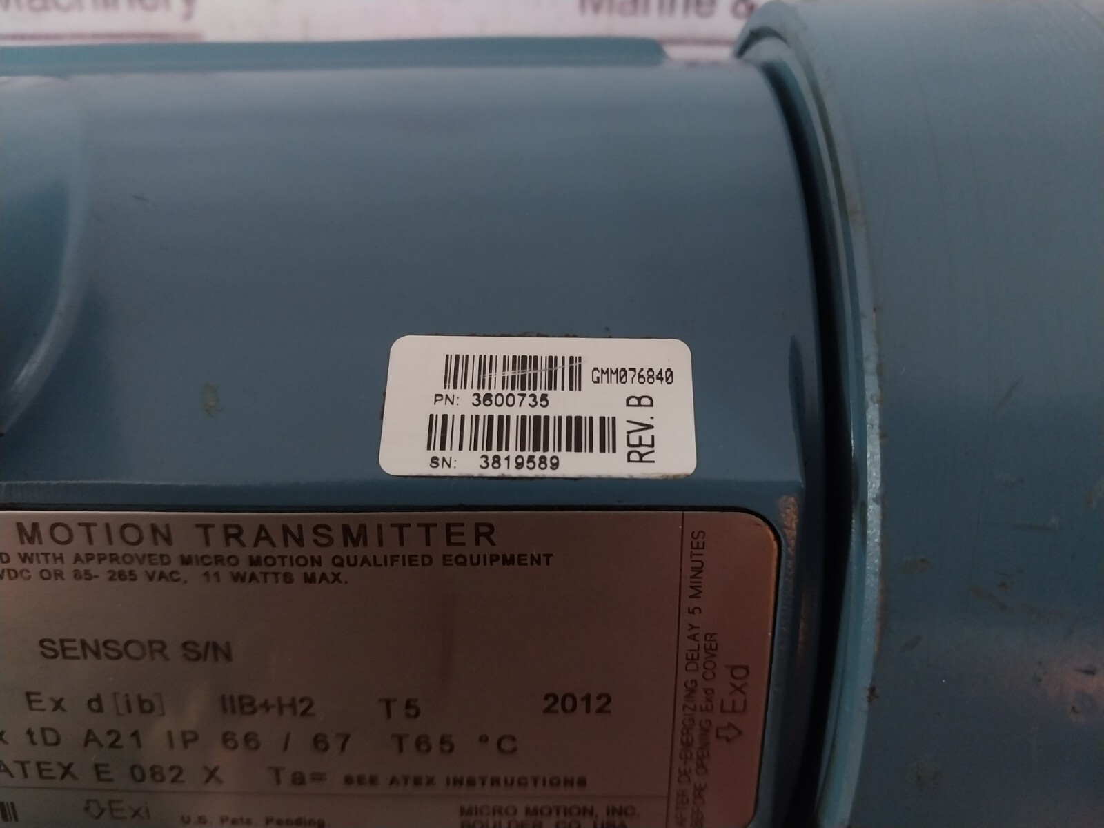 MICRO MOTION 2700R12AEFEZZZ Multiple Variable Flow Transmitter