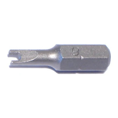 1/4" x 1" #6 Spanner Insert Bits (6 pcs.)