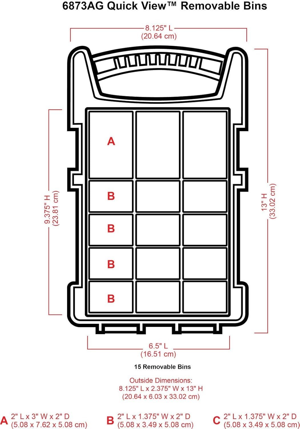 ArtBin 6873AG Quick View with Removable Bins
