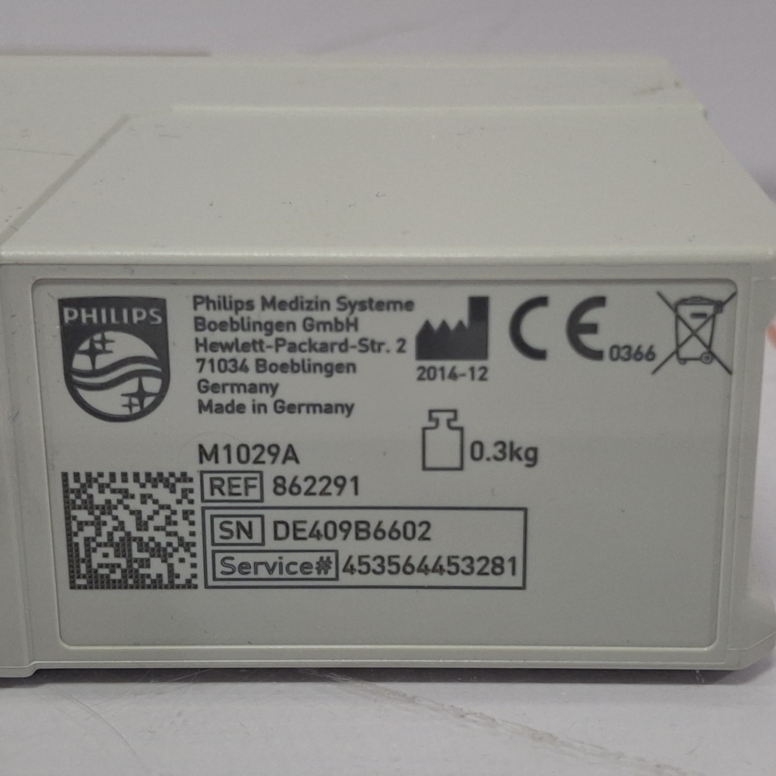 Philips M1029A Single Parameter Temperature Module