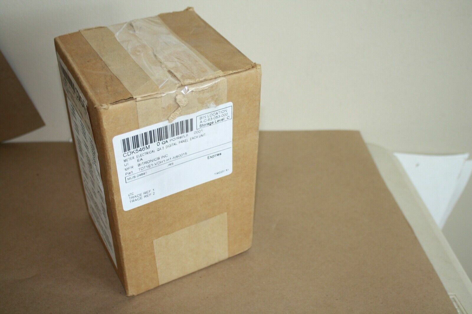 BITRONICS CDK546M TDT1E1-VDH1-H1-NS0015 DIGITAL PANEL METER