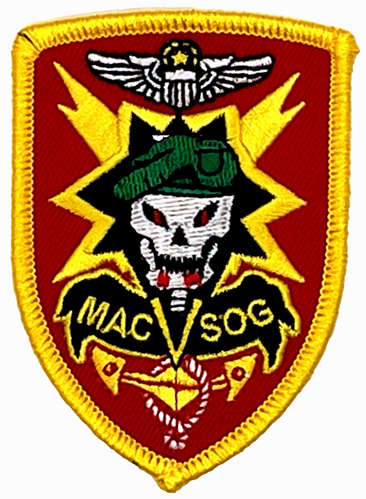 MAC-V SOG MILITARY ASSISTANCE COMMAND VIETNAM VETERAN IRON ON PATCH EE-175