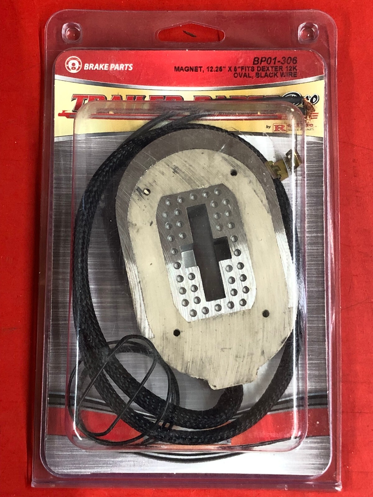 REDLINE BP01-306 BLACK WIRE BRAKE MAGNET DEXTER 12K OVAL 12.25" x 5" DRUM SIZE