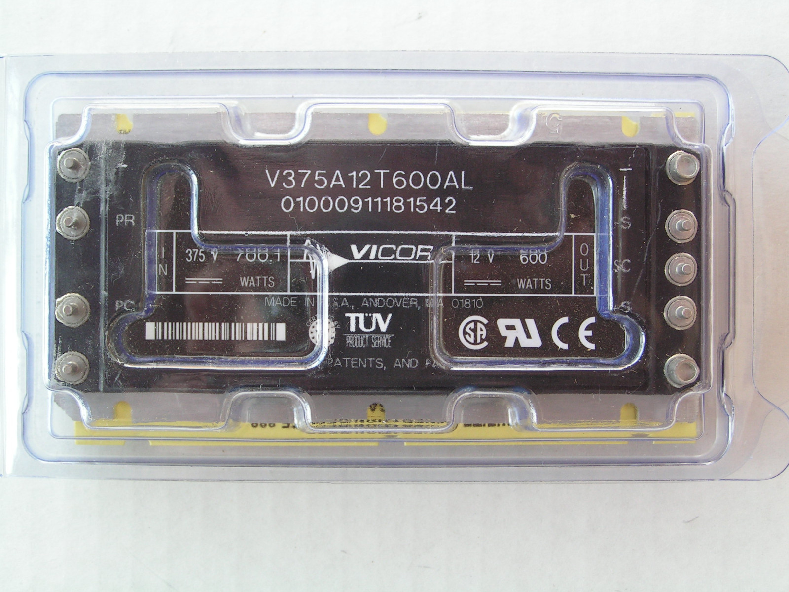 Vicor V375A12T600AL Module Input 370V 700W Output 12V 300W NEW!!! Free Shipping